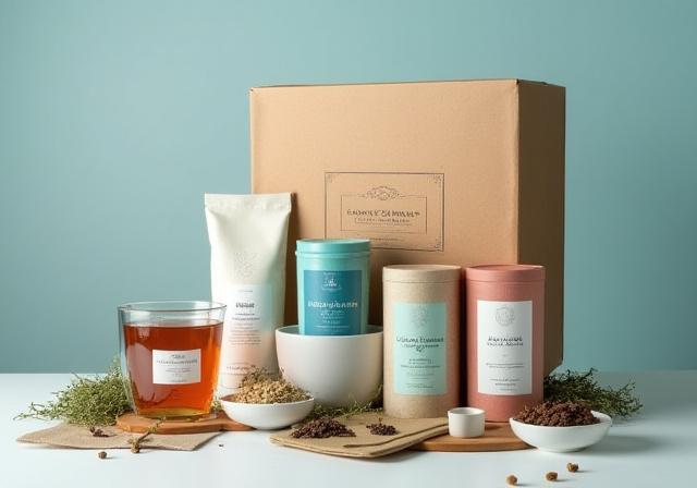 Corporate gift tea hamper